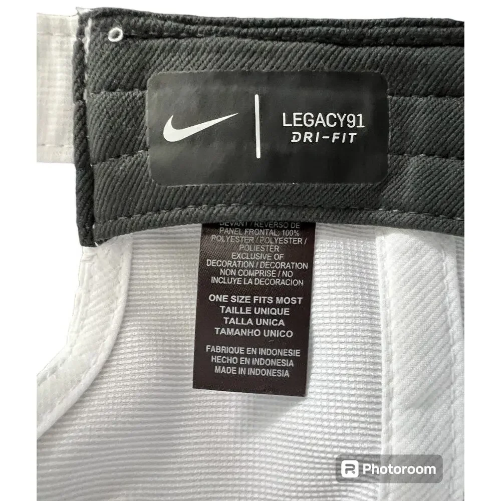 Nike Dri-Fit Hat Legacy91 Thornberry Creek LPGA Classic White Cap Adjustable